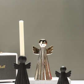 CERAMIC ANGEL CANDLEHOLDER